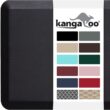 KANGARO 3.4 Thick Superior Comfort, Relieves Pressure, All Day Ergonomic Stain Resistant Floor Rug Anti Fatigue Cushion Mat, Durable Standing Desk, Foam Pad Mats Kitchen, Office, 32x20, Black