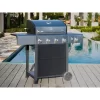 KENMORE PG-40406S0L Kenmore 4 Burner Open Cart Propane Gas BBQ Grill with Side Burner, Stainless Steel and Black KENMORE PG-40406S0L Kenmore 4 Burner Open Cart Propane Gas BBQ Grill with Side Burner, Stainless Steel and Black