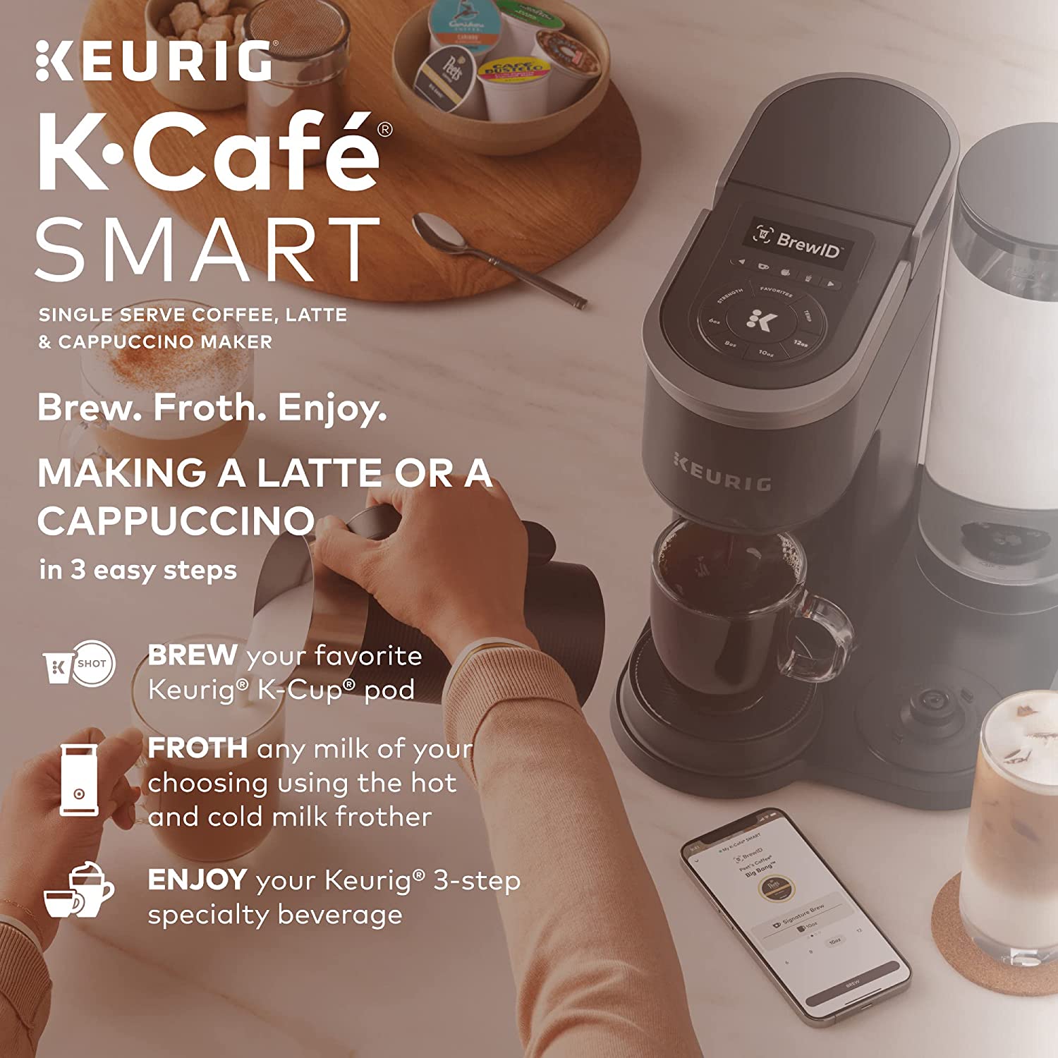 Keurig K-Supreme Plus SMART Single Serve Coffee Maker with WiFi