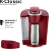 Keurig K-Classic Coffee Maker, Single Serve K-Cup Pod Coffee Brewer, 6 to 10 Oz. Brew Sizes, Rhubarb