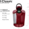 Keurig K-Classic Coffee Maker, Single Serve K-Cup Pod Coffee Brewer, 6 to 10 Oz. Brew Sizes, Rhubarb