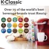 Keurig K-Classic Coffee Maker, Single Serve K-Cup Pod Coffee Brewer, 6 to 10 Oz. Brew Sizes, Rhubarb