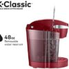 Keurig K-Classic Coffee Maker, Single Serve K-Cup Pod Coffee Brewer, 6 to 10 Oz. Brew Sizes, Rhubarb