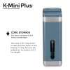 Keurig K-Mini Plus Coffee Maker, Single Serve K-Cup Pod Coffee Brewer, 6 to 12 oz. Brew Size, Stores up to 9 K-Cup Pods, Evening Teal