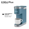 Keurig K-Mini Plus Coffee Maker, Single Serve K-Cup Pod Coffee Brewer, 6 to 12 oz. Brew Size, Stores up to 9 K-Cup Pods, Evening Teal