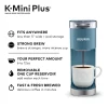Keurig K-Mini Plus Coffee Maker, Single Serve K-Cup Pod Coffee Brewer, 6 to 12 oz. Brew Size, Stores up to 9 K-Cup Pods, Evening Teal