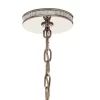 Kichler 34831 Angelica Polished Nickel Industrial Clear Glass Cylinder Mini Pendant Light