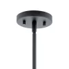 Kichler 43996BK Crosby Black Modern/Contemporary Clear Glass Cylinder Mini Pendant Light