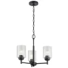 Kichler 44029BK Winslow 3-Light Black Modern/Contemporary Chandelier