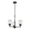 Kichler 44029OZ Winslow 3-Light Olde Bronze Modern Contemporary Chandelier