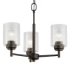 Kichler 44029OZ Winslow 3-Light Olde Bronze Modern Contemporary Chandelier