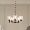 Kichler 44030BK Winslow 5-Light Black Modern Contemporary Chandelier