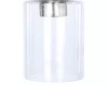 Kichler 44032NI Winslow Brushed Nickel Modern Contemporary Seeded Glass Cylinder Mini Pendant Light