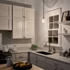 Kichler 44032OZ Winslow Olde Bronze Modern Contemporary Seeded Glass Cylinder Mini Pendant Light