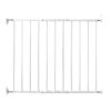 KidCo G2000 Safeway Top of Stairs Quick Release Baby Gate for Blocking Stairs or Hallways and Dividing Rooms, 42.5 x 30.5 Inches, Steel, White