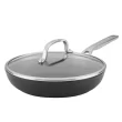 KitchenAid 80122 Hard Anodized Induction Nonstick Fry Pan/Skillet with Lid, 10 Inch, Matte Black