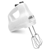 KitchenAid KHM512WH 5-Speed Ultra Power Hand Mixer, White
