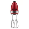 KitchenAid KHM7210ER 7-Speed Digital Hand Mixer with Turbo Beater II Accessories and Pro Whisk - Empire Red