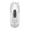 KitchenAid KHM7210WH 7-Speed Digital Hand Mixer with Turbo Beater II Accessories and Pro Whisk - White