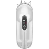 KitchenAid KHM926WH 9-Speed Digital Hand Mixer with Turbo Beater II Accessories and Pro Whisk - White