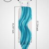 Mabel Home Adjustable Height, Deluxe, 4-Leg, Ironing Board, Extra Cover, Blue/White Patterned