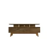 Manhattan Comfort 234BMC9 Yonkers Modern/Contemporary Rustic Brown TV Stand (Accommodates TVs up to 70-in)