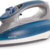 Maytag Digital Smart Fill Steam Iron & Vertical Steamer with Pearl Ceramic Sole Plate, Removable Water Tank + Thermostat Dial, Grey Blue