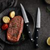 McCook® MC25A Knife Sets,15 Pieces German Stainless Steel Kitchen Knife Block Set with Built-in Sharpener
