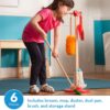 Melissa & Doug Lets play House! Dust! Sweep! Mop! 6-Piece Pretend Play Set