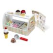 Melissa & Doug Wooden Scoop and Serve Ice Cream Counter (28 pcs) - Play Food and Accessories - Pretend Food, Ice Cream Toys, Ice Cream Shop Toys For Kids Ages 3+