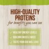 Merrick Classic Healthy Grains Dry Dog Food with Real Meat – Lamb & Brown Rice Recipe – 25LB