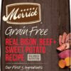 Merrick Grain Free with Real Meat + Sweet Potato Dry Dog Food -10LB