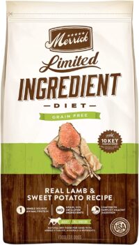 Merrick Limited Ingredient Diet Dry Dog Food - Real Lamb & Sweet Potato - 4LB