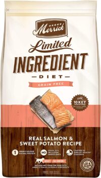 Merrick Limited Ingredient Diet Dry Dog Food – Grain Free Real Salmon & Sweet Potato – 22LB