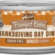 Merrick Purrfect Bistro Grain Free Canned Wet Cat Food (5.5 Ounce Pack of 24) - Thanksgiving Day Dinner