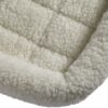 MidWest Quiet Time Fleece Dog Crate Mat, White Fleece, 42 x 26 inch