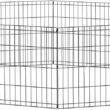 MidWest Wire Dog Exercise Pen with Step-Thru Door, Black E-Coat, 48-in