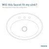Moen 84504SRN Lindor Spot Resist Brushed Nickel 2-handle Widespread WaterSense High-arc Bathroom Sink Faucet with Drain