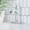 Moen 84505 Lindor Chrome 1-handle Single Hole WaterSense High-arc Bathroom Sink Faucet with Drain with Deck Plate Moen 84505 Lindor Chrome 1-handle Single Hole WaterSense High-arc Bathroom Sink Faucet with Drain with Deck Plate