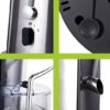 Mueller Juicer Ultra Power, Easy Clean Extractor Press Centrifugal Juicing Machine, Wide 3 Feed Chute for Whole Fruit Vegetable, Anti-drip, High Quality, Large, Silver