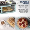 Nostalgia BST3AQ 4-Slice Blue Toaster Oven (1500-Watt) Nostalgia BST3AQ 4-Slice Blue Toaster Oven (1500-Watt)