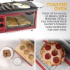 Nostalgia BST3RR 4-Slice Red Toaster Oven (1500-Watt) Nostalgia BST3RR 4-Slice Red Toaster Oven (1500-Watt)