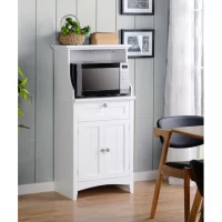 OSHOME Os Home and Office 25503 Microwave Coffee Maker Utility Cabinet