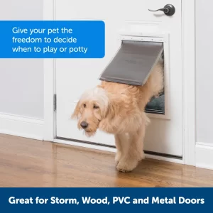 PetSafe PPA00-10984 5-1.8 in. x 8-1.4 in. Small Extreme Weather Pet Door