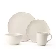 Pfaltzgraff 5143149 Chateau Cream 16-Piece Stoneware Dinnerware Set, Service for 4, Off White