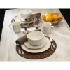 Pfaltzgraff 5143149 Chateau Cream 16-Piece Stoneware Dinnerware Set, Service for 4, Off White