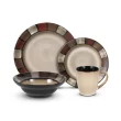 Pfaltzgraff 5217161 Taos 16-Piece Stoneware Dinnerware Set, Service for 4