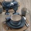Pfaltzgraff 5267234 Sadie 16-Piece Dinnerware Set, Blue