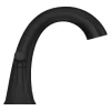 Pfister LF-049-RCHB Rancho Matte Black 2-handle Widespread WaterSense Mid-arc Bathroom Sink Faucet with Drain