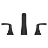 Pfister LF-049-RCHB Rancho Matte Black 2-handle Widespread WaterSense Mid-arc Bathroom Sink Faucet with Drain